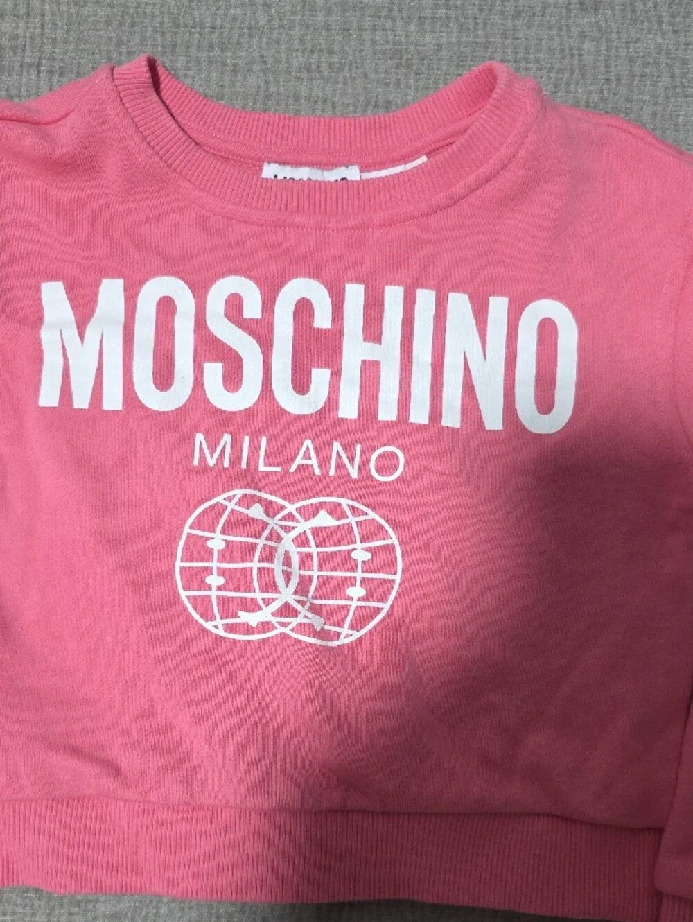 Moschino Kids Pink Logo Sweatshirt & Shorts Set